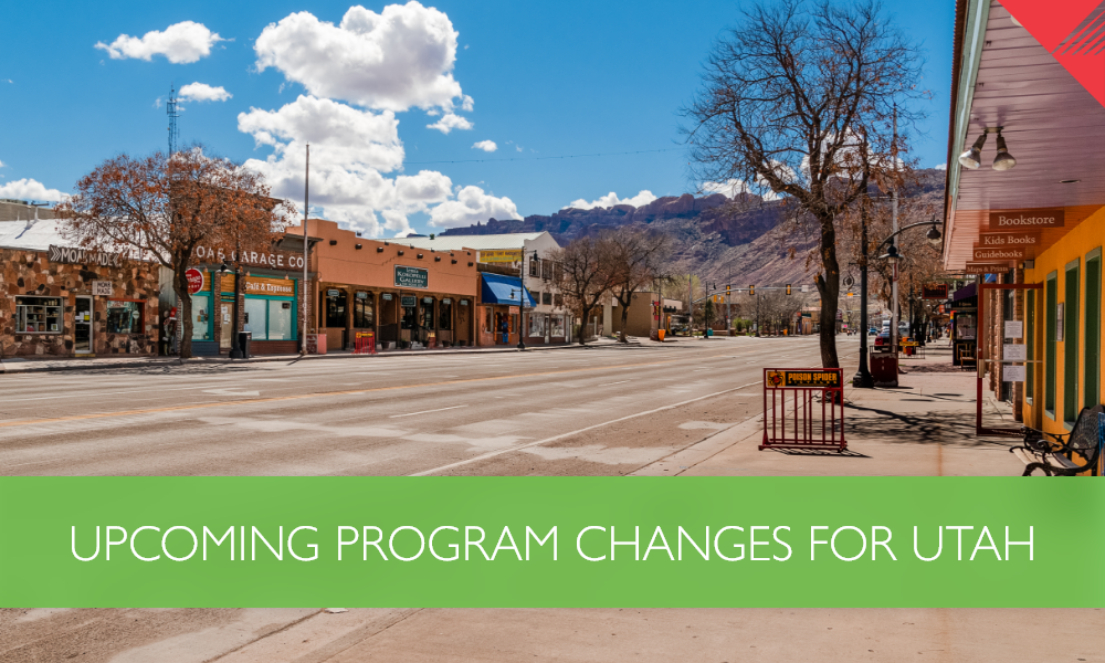 Utah Program Changes — September 2026